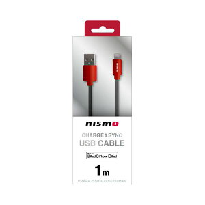 (�܂Ƃ�)NISSAN �������C�Z���X�i NISMO CHARGE �� SYNC USB CABLE FOR IPHONE RED NMUJ-LP1RD�y×2�Z�b�g�z