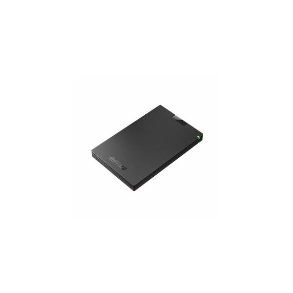 BUFFALO バッファロー ミニステーション USB3.1（Gen1）／USB3.0 ポータブルHDD 500GB ブラック HD-PCG500U3-BA