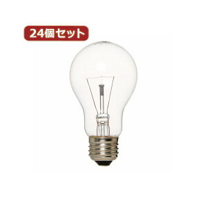 YAZAWA 24�Z�b�g �������N���A60W�` L100V60WCLX24