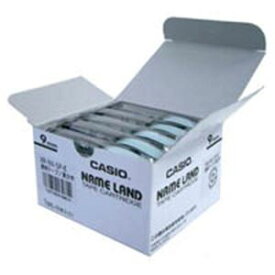 (業務用2セット) カシオ計算機(CASIO) テープ XR-9X-20P-E 透明に黒文字 9mm 20個 送料無料！