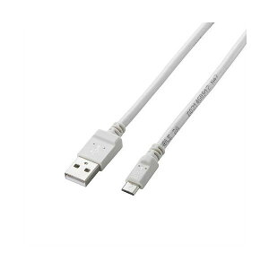 (�܂Ƃ�)�G���R�� 2A�Ή�microUSB�P�[�u�� MPA-AMB2U08WH�y×5�Z�b�g�z