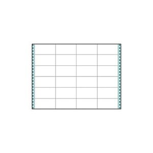 (まとめ)コクヨ 連続伝票用紙(タックフォーム)横15×縦11インチ(381.0×279.4mm)24片 ECL-745 1箱(50シート)【×3セット】