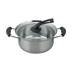 (まとめ)和平フレイズ コボレーズ IH対応両手鍋22cm KR-7865 1個 【×3セット】