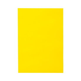 (まとめ) TANOSEE 色画用紙 四つ切 ひまわり 1パック（10枚） 【×30セット】