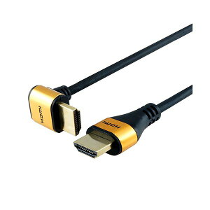 (�܂Ƃ�) �z�[���b�N HDMI�P�[�u�� L�^90�x 1.5m �S�[���h HL15-566GD �y×2�Z�b�g�z