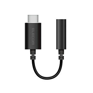 i܂Ƃ߁jGR Type-C-4Ƀ3.5mmXeI~jvOϊP[u^fUCϋv^ubN EHP-C35DS01BKy×2Zbgz