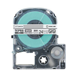 (�܂Ƃ�) �L���O�W�� �e�v�� PRO �e�[�v�J�[�g���b�W ���S�� 24mm �����^������ ST24KW 1�� �y×10�Z�b�g�z