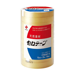 (܂Ƃ) j`o Ze[v 努 15mm×35m ƖppbN CT405AP-15 1pbN(10) y×10Zbgz