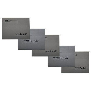 SLOWER(スロウワー) ファイルホルダー 同色5枚セット Butler(バトラー) グレー 【本体別売】
