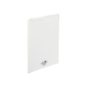 (まとめ)LIHITLAB クリップファイルA4 乳白 F-5067-1【×10セット】