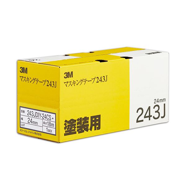 楽天市場】3M スコッチ マスキングテープ243J 塗装用 24mm×18m 243JDIY