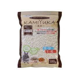 （まとめ） KAMIYUKA～紙床～ホワイト 500g （ペット用品） 【×6セット】