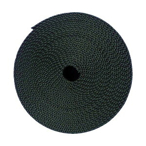 (まとめ) TRUSCO ナイロン平ベル 1.6t×30mm×5m 黒 TNB305-BK 1巻 【×3セット】