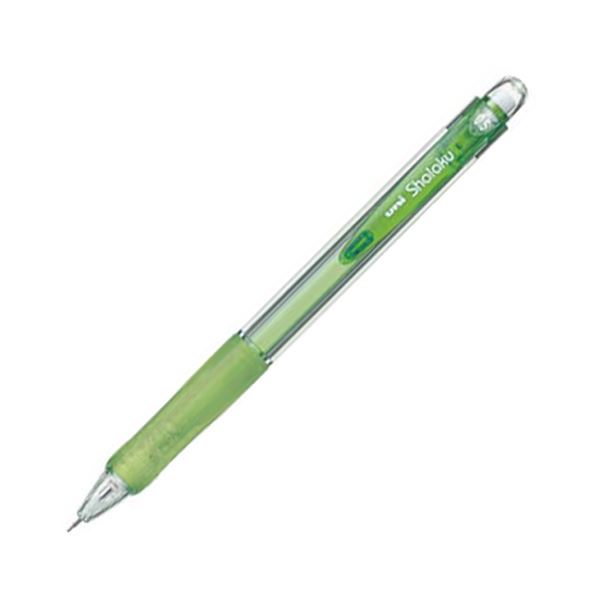 (まとめ) 三菱鉛筆 シャープ SHARPペンシル VERYシャ楽 0.5mm (軸色 透明緑) M5100T.6 1本 【×100セット】 送料無料！