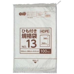 TANOSEE HDPEKi R 13 R260×^e380×0.01mm 1pbN(100) @݁I