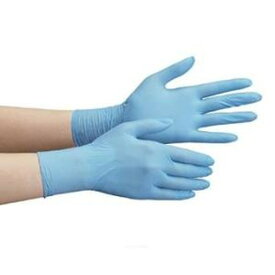 ミドリ安全 ニトリル使い捨て手袋 極薄 粉なし 100枚入 青 M VERTE-710-M 　送料込み！