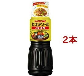 カゴメ 醸熟ソースこいくち(500ml*2本セット)【カゴメ】