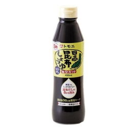 トモエ 日高昆布しょうゆ 塩分カット(450ml)【トモエ】