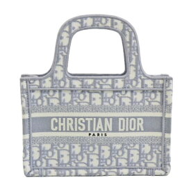 【未使用品】 クリスチャンディオール Christian Dior ブック トート 　キャンバス　グレー　M1271ZRIW レディース ハンドバッグ