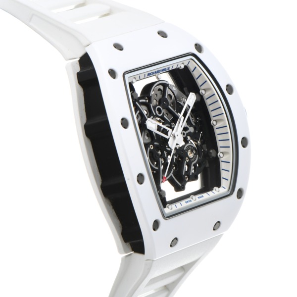 【中古】 リシャール ミル RICHARD MILLE RM055 マニュアルワインディング バッバ・ワトソン ジャパンブルー RM055  Ti-ATZ スケルトン メンズ 腕時計 | ウォッチニアン（旧一風騎士）