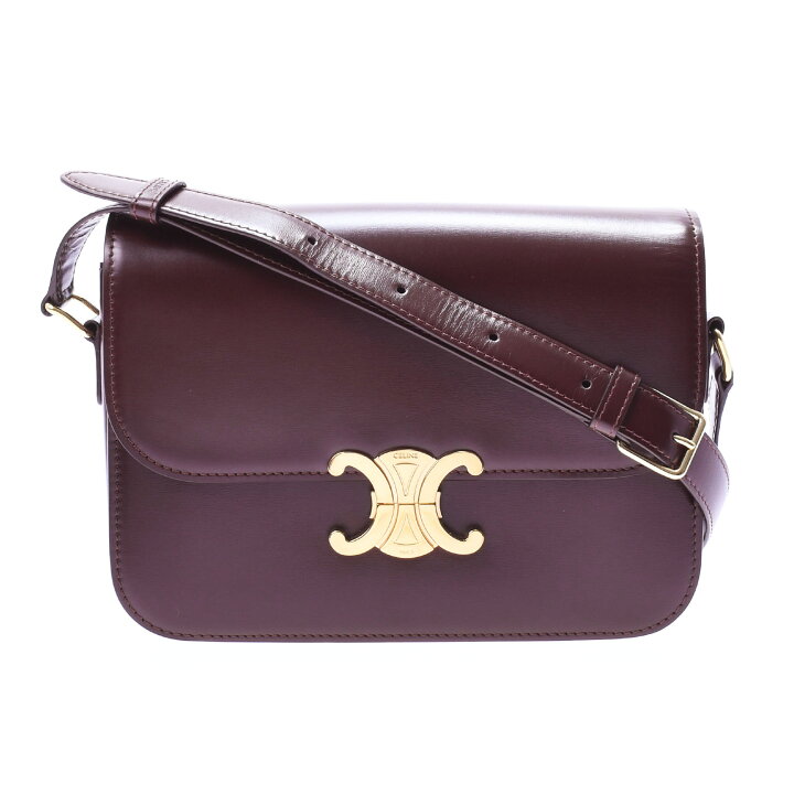 楽天市場】【中古】 セリーヌ CELINE トリオンフミディアム ライト  