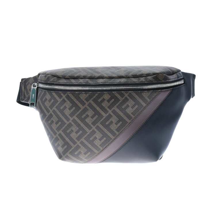 楽天市場】【中古】 フェンディ FENDI ズッカ柄 ウエストバッグ 