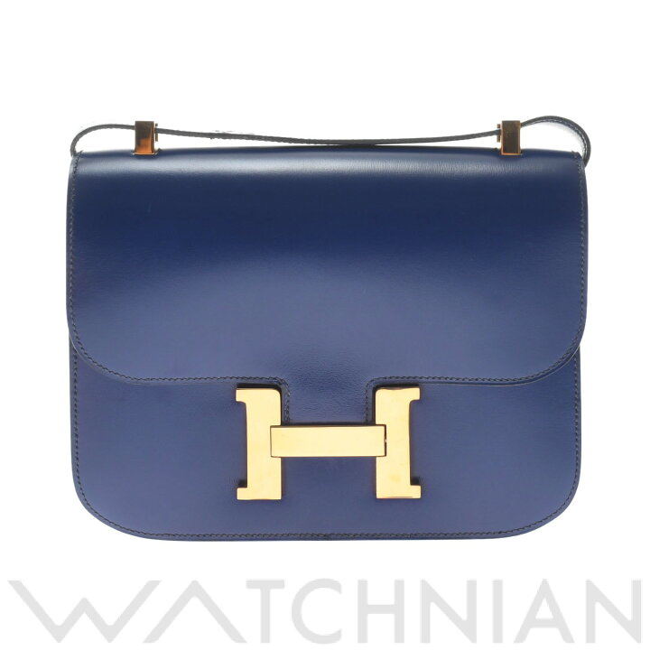 楽天市場】【中古】 エルメス HERMES コンスタンス 23 ブルー/ゴールド 