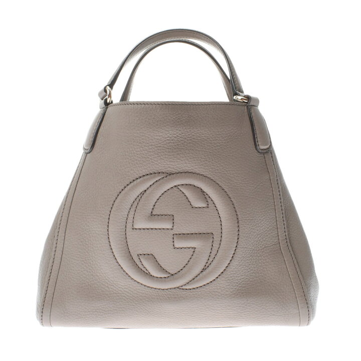 楽天市場】【中古】 グッチ GUCCI ソーホー 2wayハンドバッグ グレー 