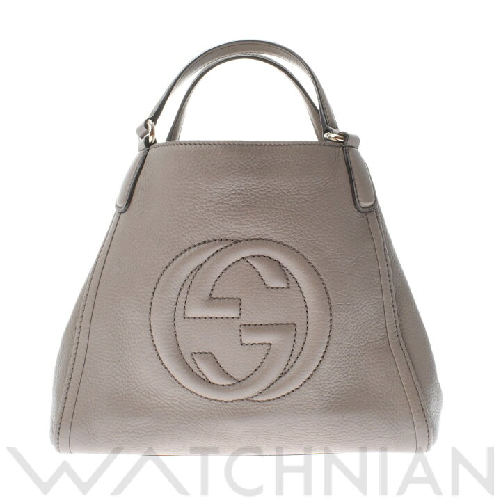 楽天市場】【中古】 グッチ GUCCI ソーホー 2wayハンドバッグ グレー 
