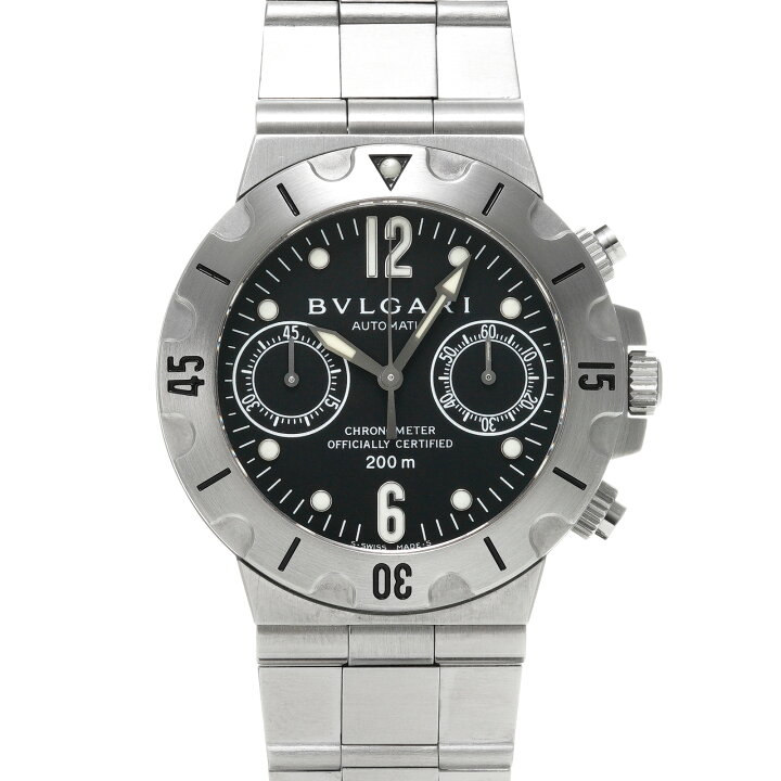 楽天市場】【中古】 ブルガリ BVLGARI ディアゴノ スクーバ クロノ 