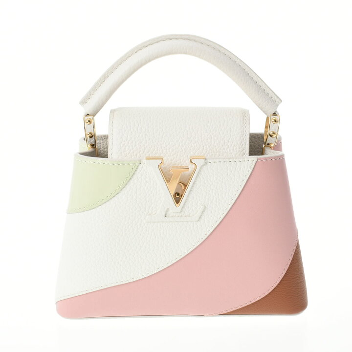楽天市場】ルイ ヴィトン LOUIS VUITTON カプシーヌMINI 2WAY ホワイト 