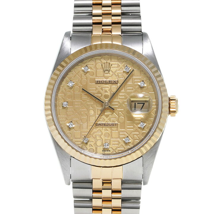 中古 ロレックス ROLEX 16233 S番(1994年頃製造) シャンパン メンズ  