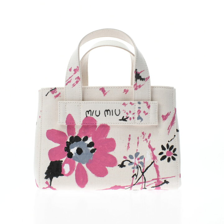 楽天市場】【未使用品】 ミュウミュウ Miu Miu カナパ ペイント 
