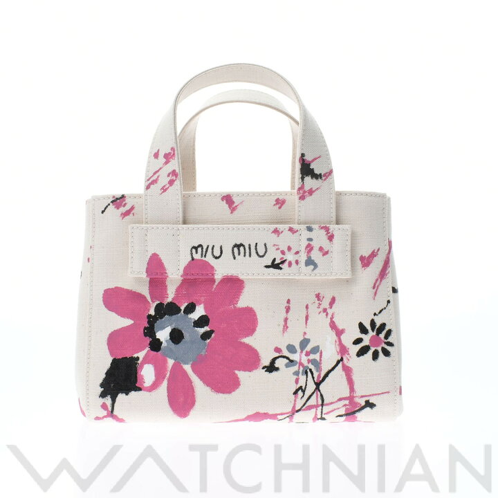楽天市場】【未使用品】 ミュウミュウ Miu Miu カナパ ペイント 