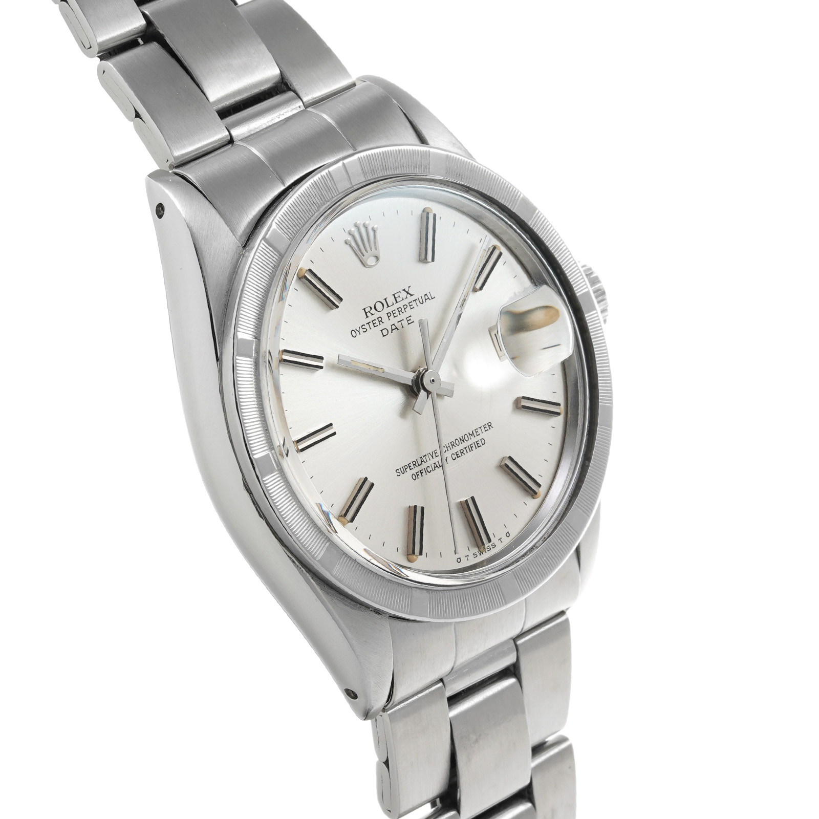 【中古】 ロレックス ROLEX オイスターパーペチュアル デイト 1501 31番台(1972年頃製造) シルバー メンズ 腕時計 | ウォッチニアン