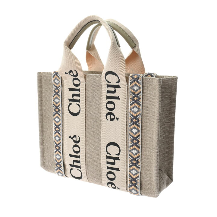 楽天市場】【未使用品】 クロエ Chloe WOODY スモールトートバッグ 
