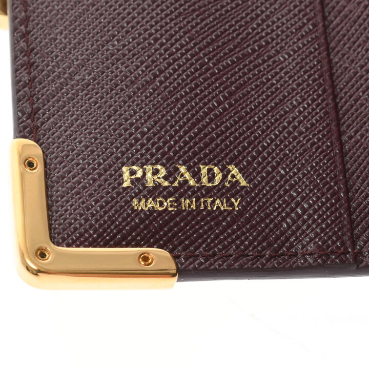 楽天市場】【未使用品】 プラダ PRADA カイエ コンパクトウォレット 