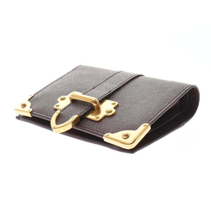 楽天市場】【未使用品】 プラダ PRADA カイエ コンパクトウォレット 