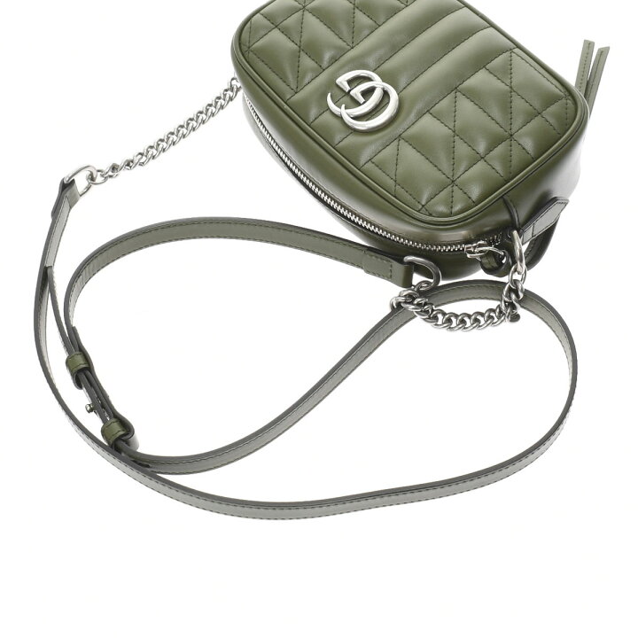 楽天市場】【未使用品】 グッチ GUCCI GGマーモント ミニショルダー  