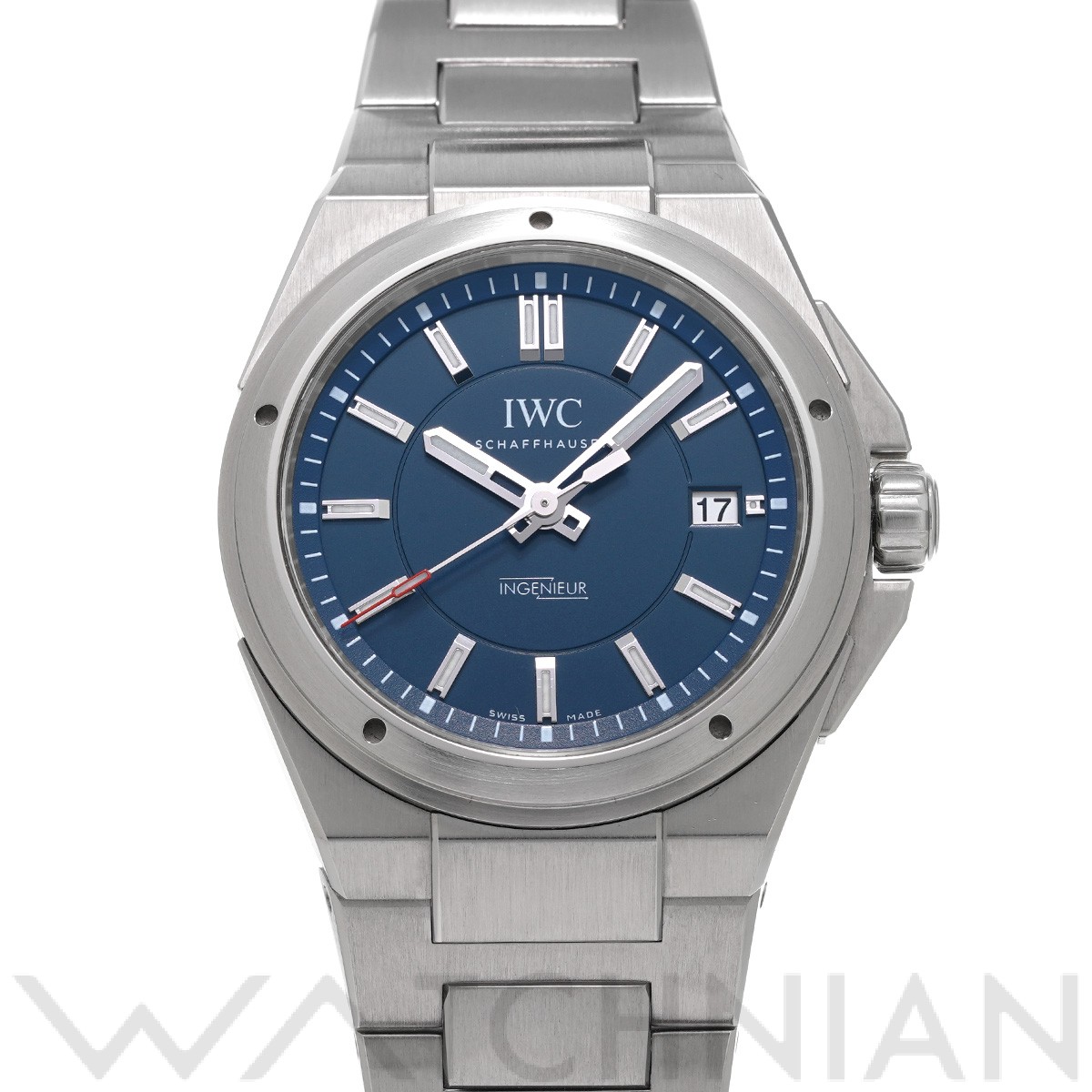  インターナショナルウォッチカンパニー IWC インヂュニア オートマティック ローレウス スポーツフォーグッド IW323909 ブルー メンズ 腕時計