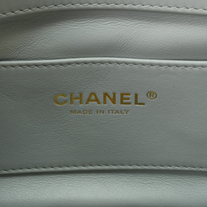 楽天市場】シャネル CHANEL ミニフラップバッグ グレー AS3731  