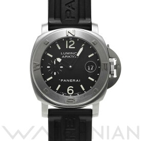 【4種選べるクーポン】【ローン60回払い無金利】【中古】 パネライ PANERAI ルミノール アークトス PAM00092 G番(2004年製造) ブラック メンズ 腕時計