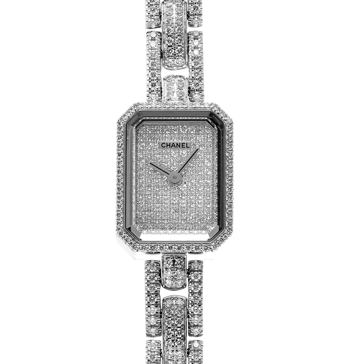 シャネル CHANEL プルミエール ミニ H2437 パヴェダイヤモンド レディース 腕時計