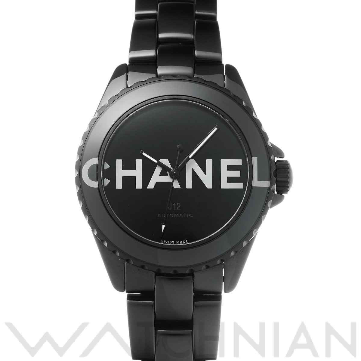 シャネル CHANEL J12 ウォンテッド ドゥ シャネル 38MM H7418 ブラック メンズ 腕時計