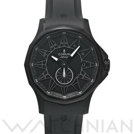 【4種選べるクーポン＆P2倍 4/25】【ローン60回払い無金利】【中古】 コルム CORUM アドミラル 42 395.111.98/F371 BL12 ブラック メンズ 腕時計