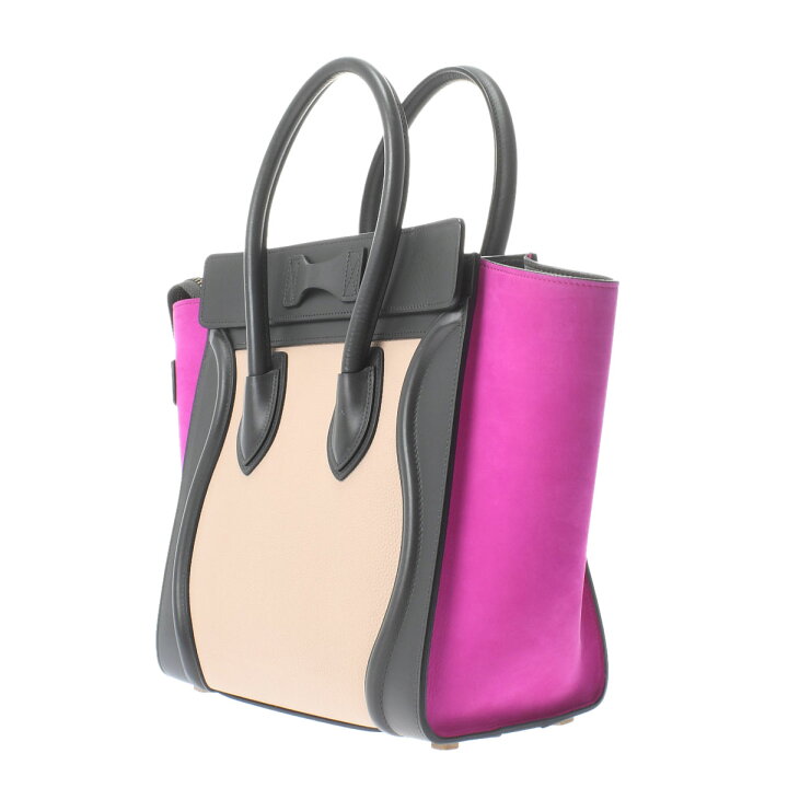 楽天市場】【中古】 セリーヌ CELINE ラゲージマイクロ ベージュ 