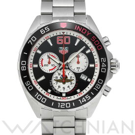 【4種選べるクーポン＆P2倍 4/25】【ローン60回払い無金利】【中古】 タグ ホイヤー TAG HEUER フォーミュラ1 クォーツ クロノグラフ インディ500 CAZ101V.BA0842 ブラック/シルバー メンズ 腕時計