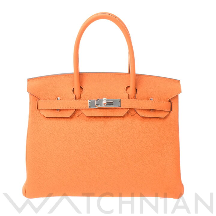 楽天市場】エルメス HERMES バーキン 30 オレンジミニアム トゴ 