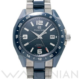 【4種選べるクーポン＆P2倍 4/20】【ローン60回払い無金利】【中古】 グランドセイコー Grand Seiko スポーツコレクション メカニカル ハイビート36000 GMT SBGJ233 ブルー メンズ 腕時計