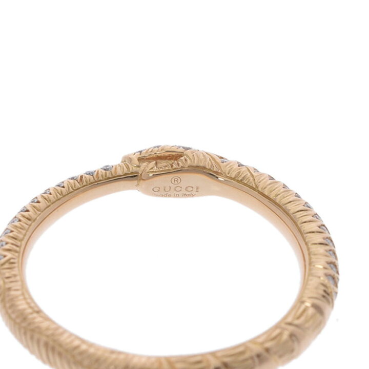 楽天市場】【中古】 グッチ GUCCI ウロボロス リング K18イエロー 